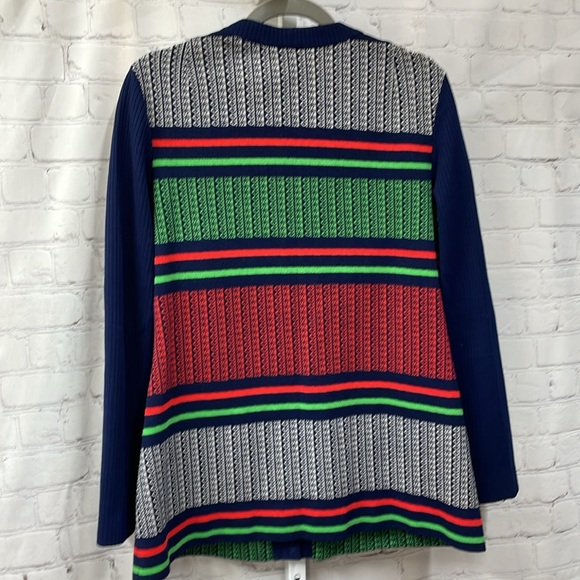 R & K knits vintage striped button up size 18 sweater cardigan - Picture 6 of 6